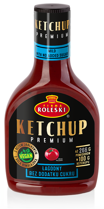 Ketchup Premium Łagodny Bez Cukru